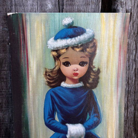 【1960s USA vintage】EDEN BIG EYES wall art 3