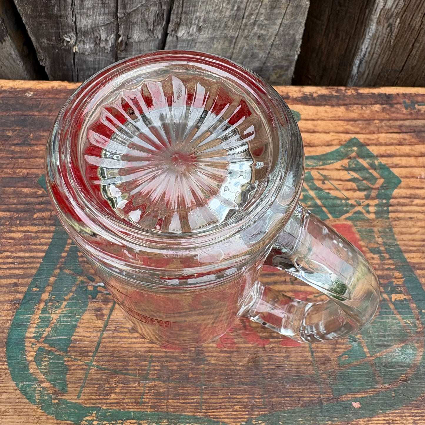 【USA vintage】BUCKET OF BLOOD SALOON beer mug cup
