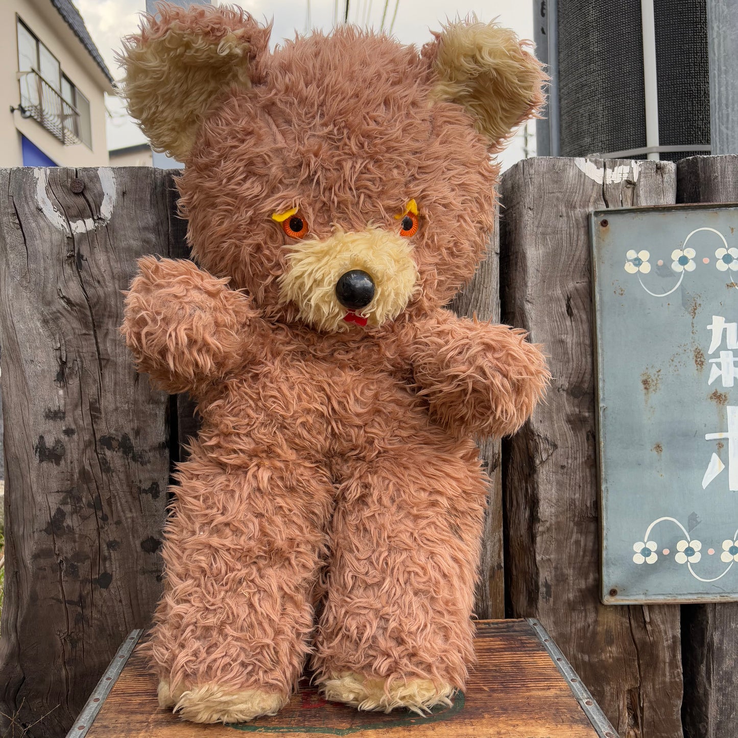 【1960s-1970s USA vintage】TOY MFG teddy bear