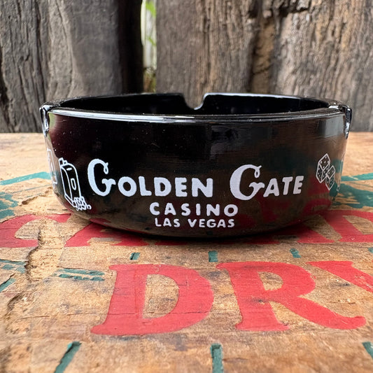 【USA vintage】advertising ashtray GOLDEN GATE
