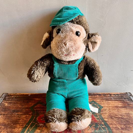 【USA vintage】80s INTERPUR Monkey Plush