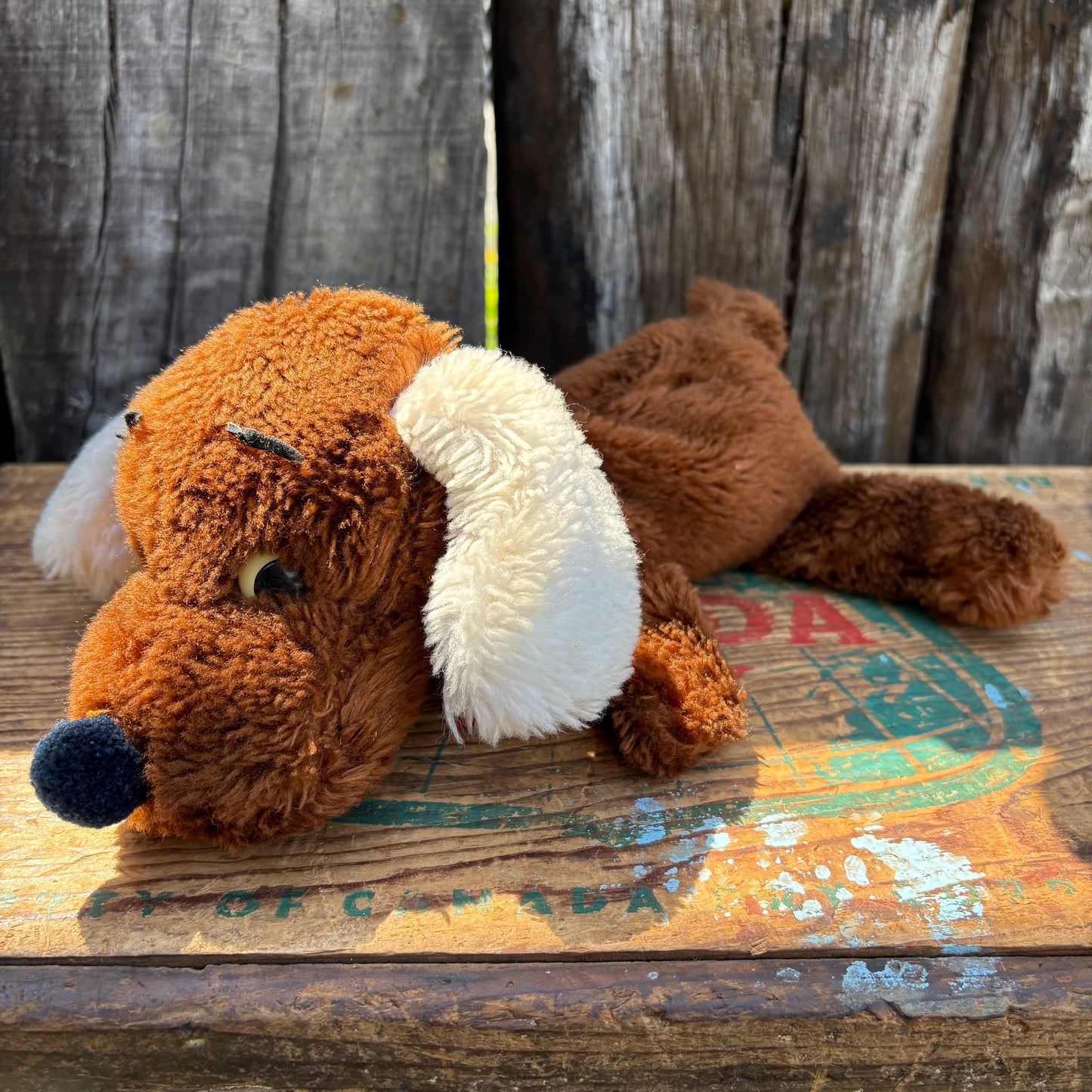 【1973 USA vintage】R. Dakin & Co. Lay Down Dogs plush