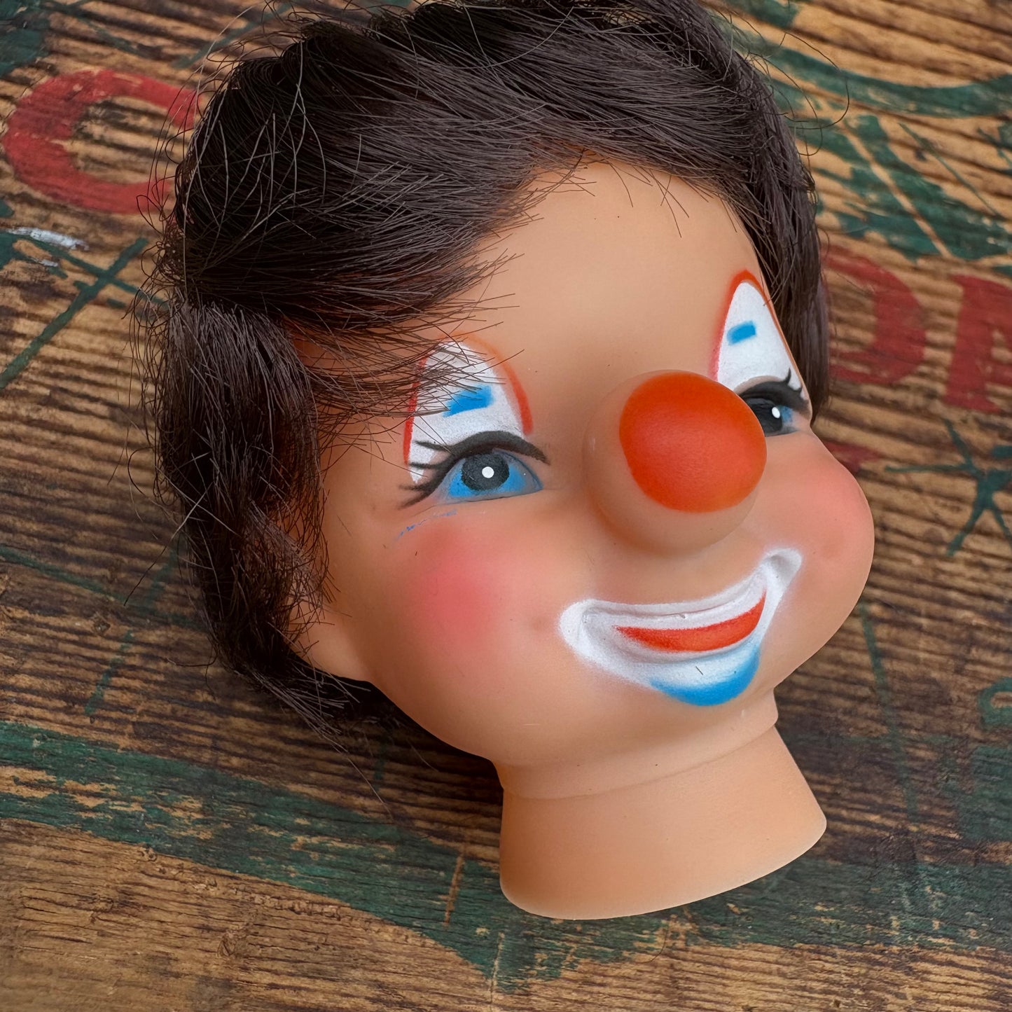 【USA vintage】 doll head pierrot 2