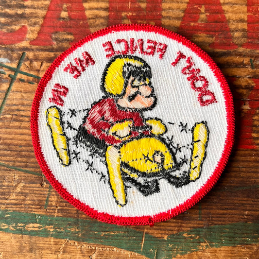 【USA vintage】ワッペン DON’T FENCE ME IN