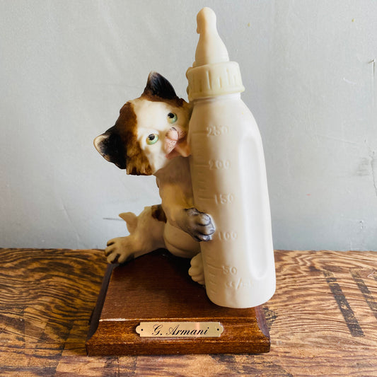【1984 vintage】Giuseppe Armani 猫 置物