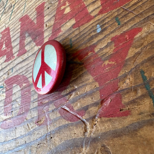 【USA vintage】PINBACK BUTTON PEACE