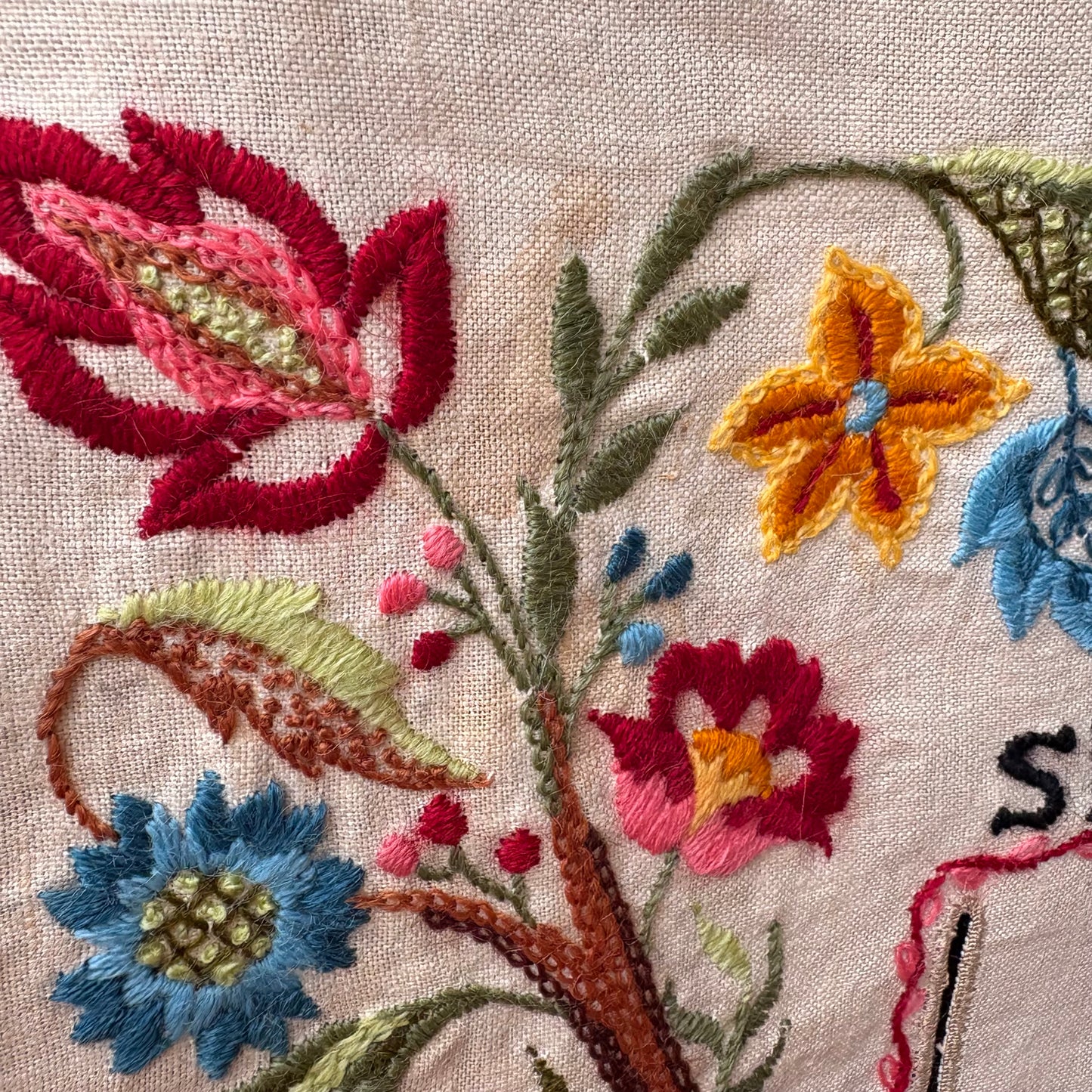 【USA vintage】fabric calendar