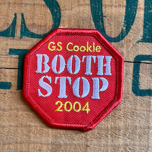 【USA vintage】ワッペン BOOTH STOP ガールスカウト