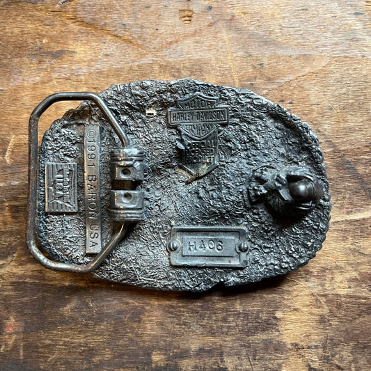 【USA vintage】Harley-Davidson バックル H406