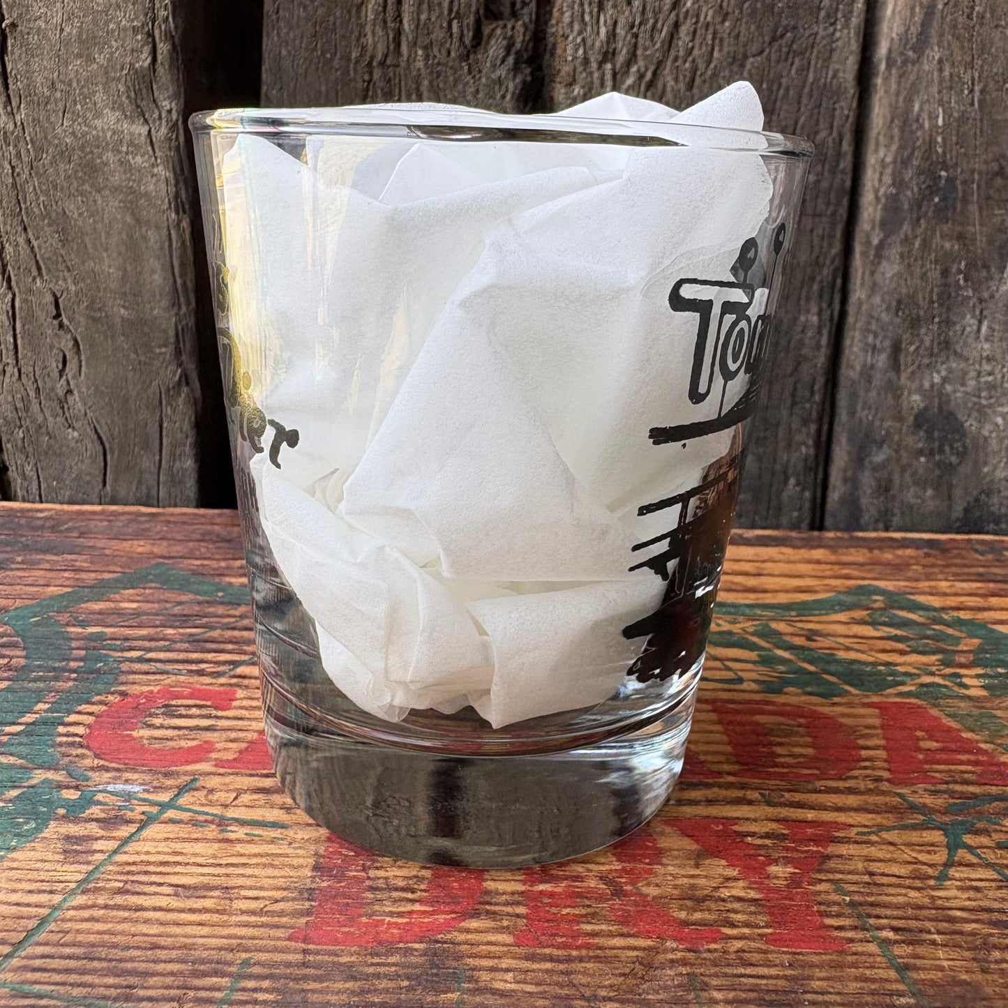 【USA vintage】Tony's on the Pier Souvenir glass