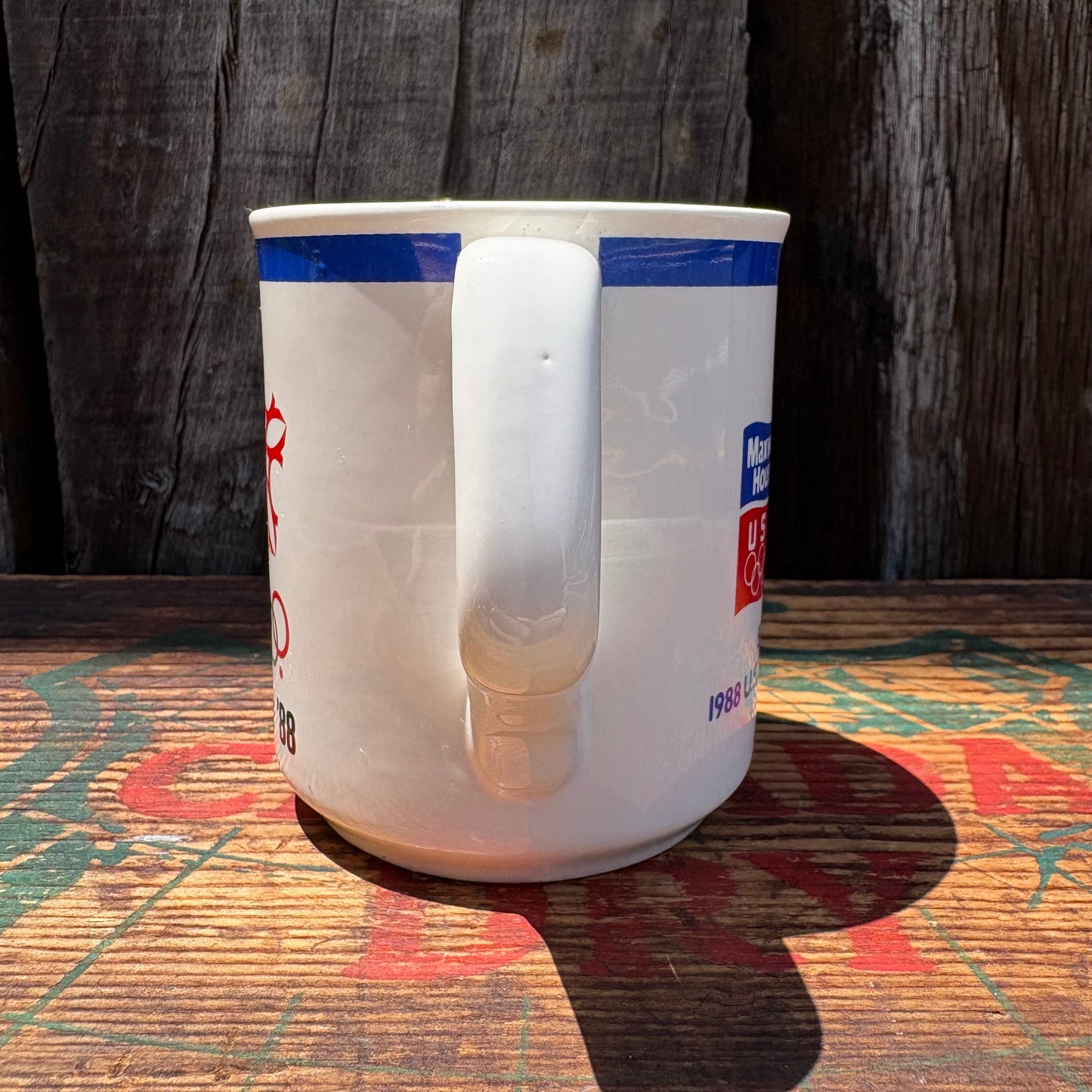 【1988 USA vintage】Calgary Olympic mug cup