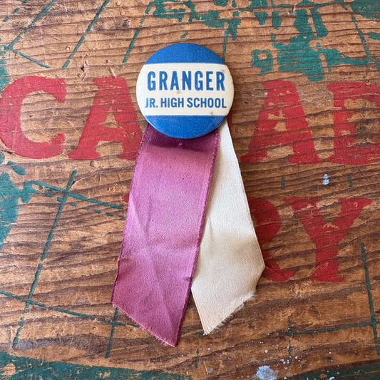 【USA vintage】PINBACK BUTTON GRANGER