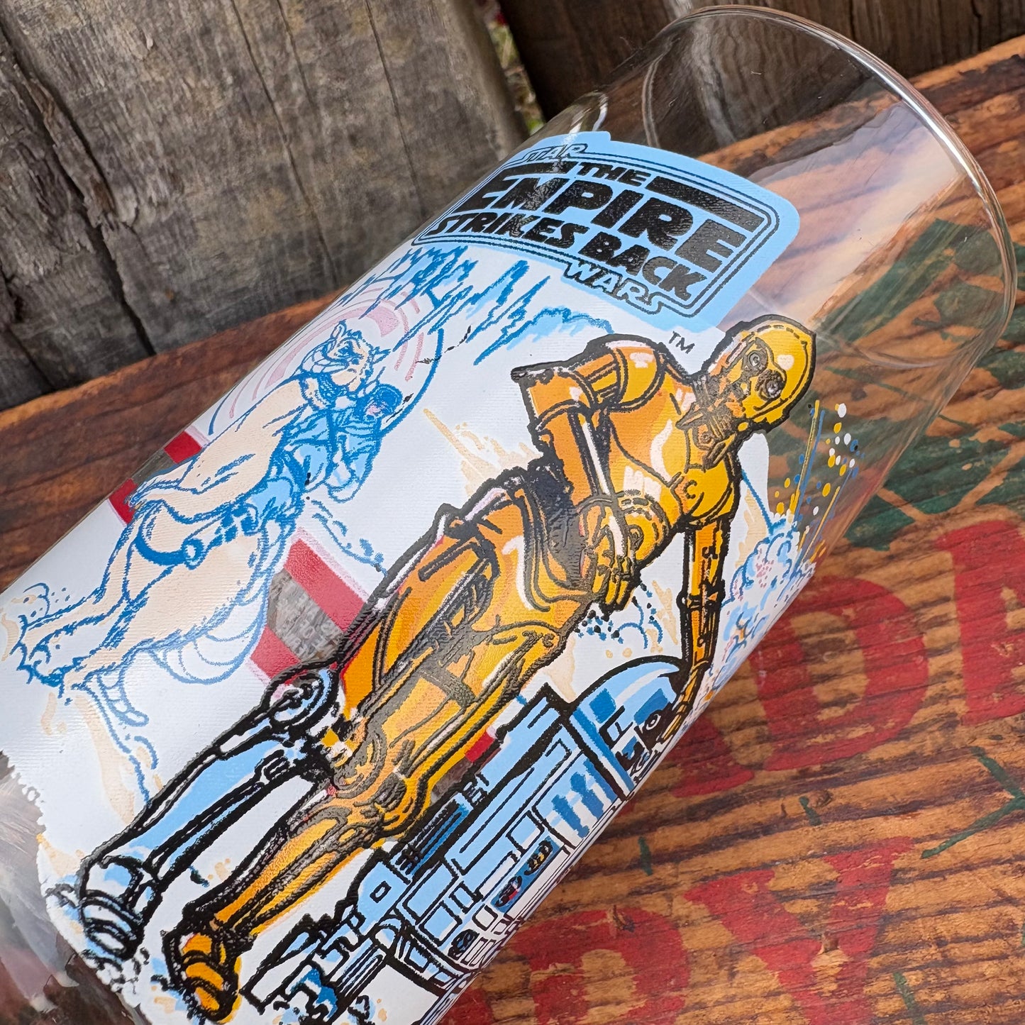 【1980 USA vintage】BURGER KING STAR WARS glass