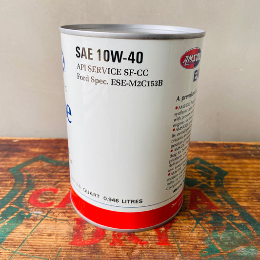 【USA vintage】AMS OIL can coin bank 6