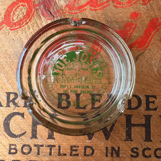 【USA vintage】JOE JOST’S LONG BEACH glass ashtray
