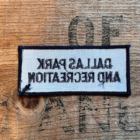 【USA vintage】ワッペン DALLAS PARK AND RECREATION