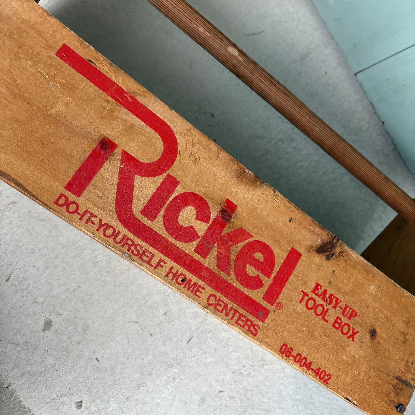 【USA vintage】Rickel EASY-UP TOOL BOX