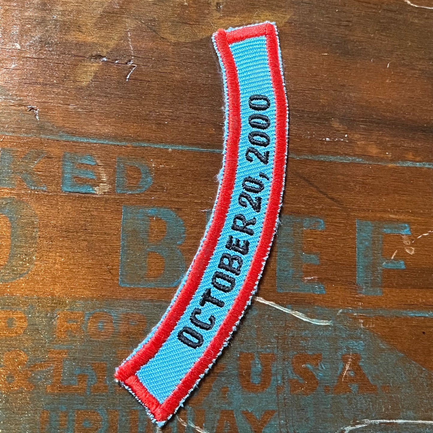 【USA vintage】ワッペン October 20, 2000