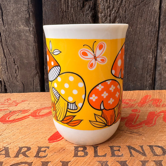 【1970s JAPAN vintage】mushroom coffee mugcup