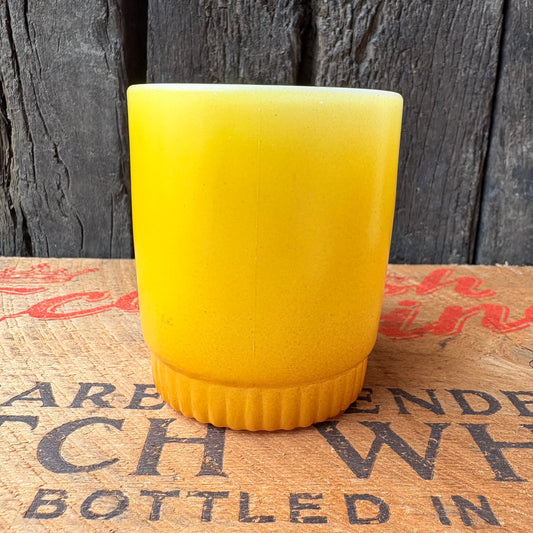 【1960-1976 USA vintage】Fire-King ribbed bottom Mugcup