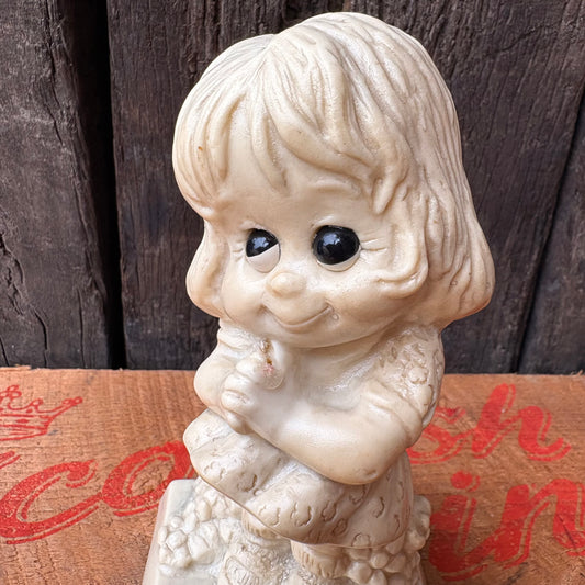 【1970s USA vintage】I WUV YOU Message Doll