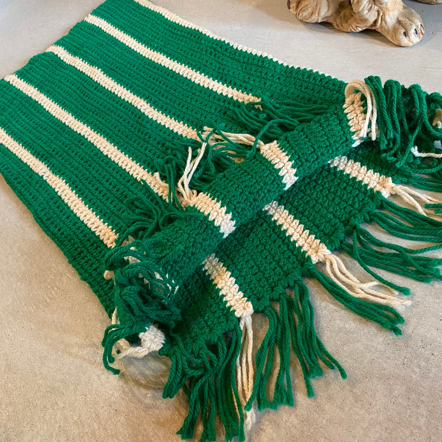 【USA vintage】knit cushion cover クッションカバー