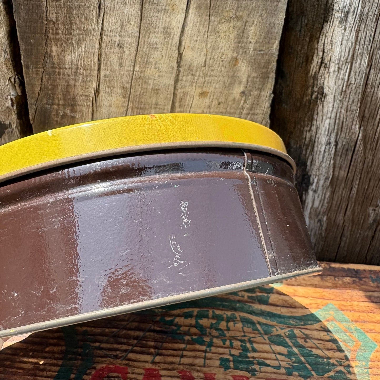 【1970s USA vintage 】Flower tin can