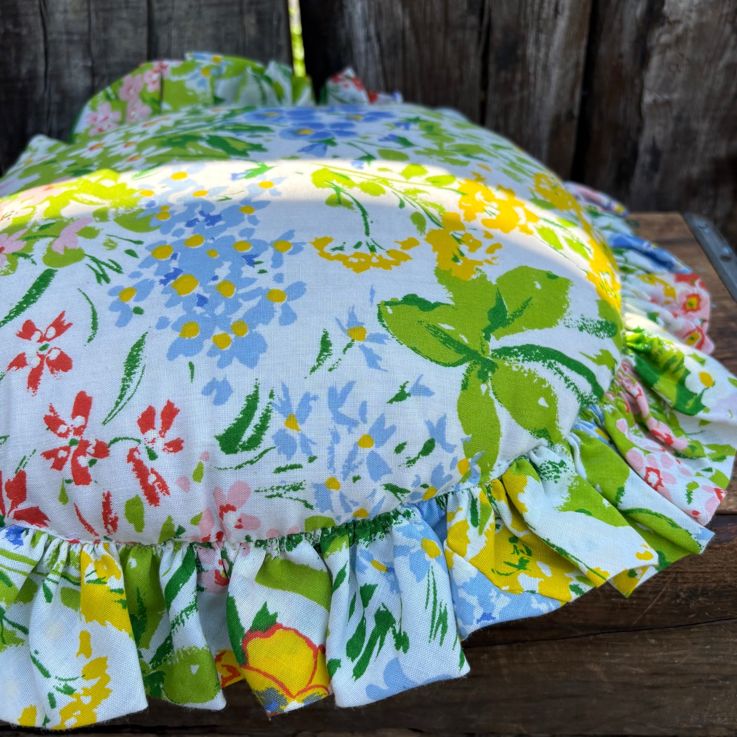 【USA vintage】handmade cushion