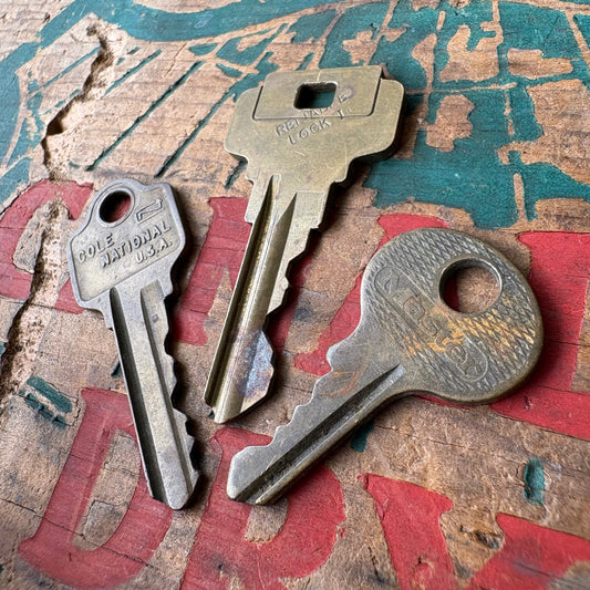 【USA vintage】 key set 5