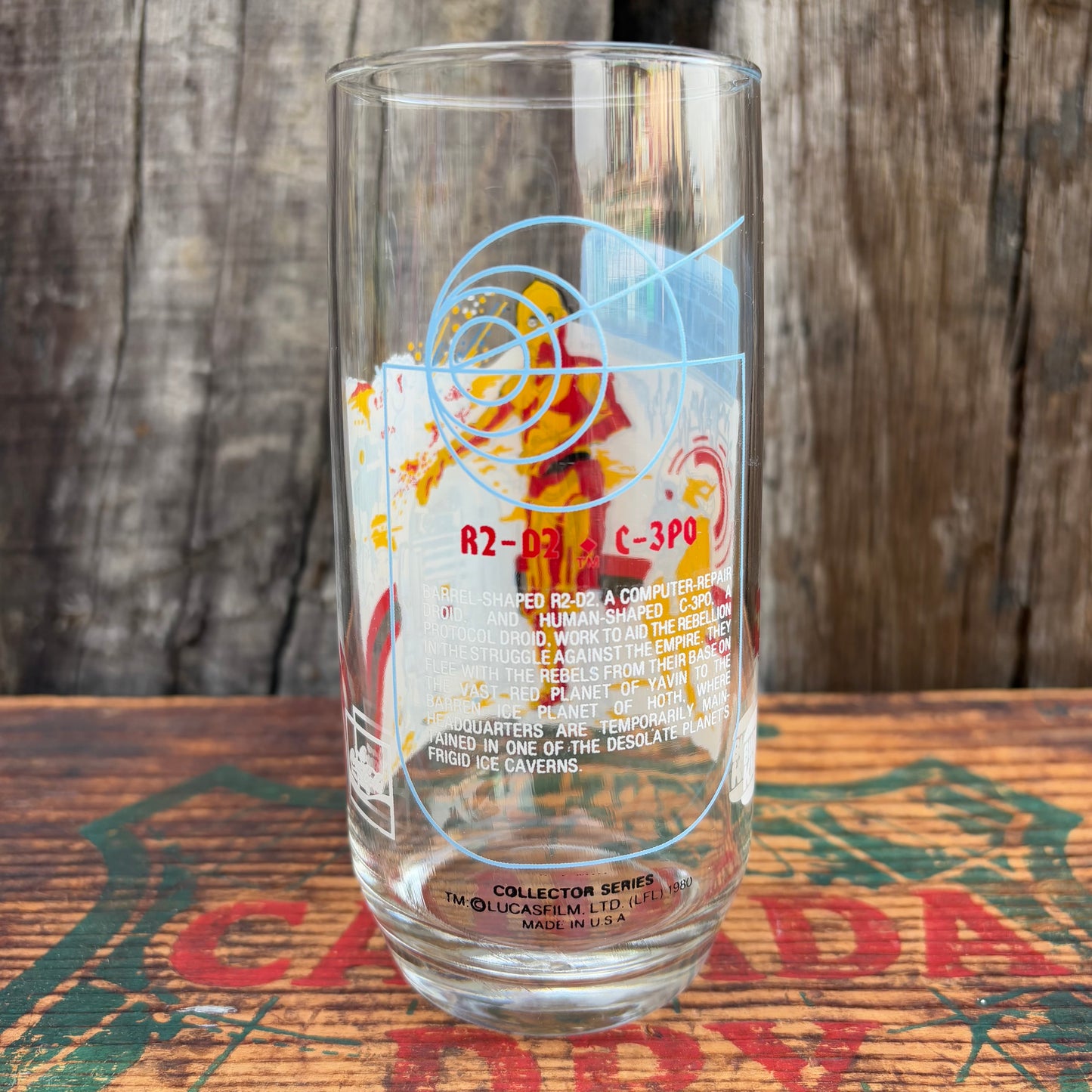 【1980 USA vintage】BURGER KING STAR WARS glass