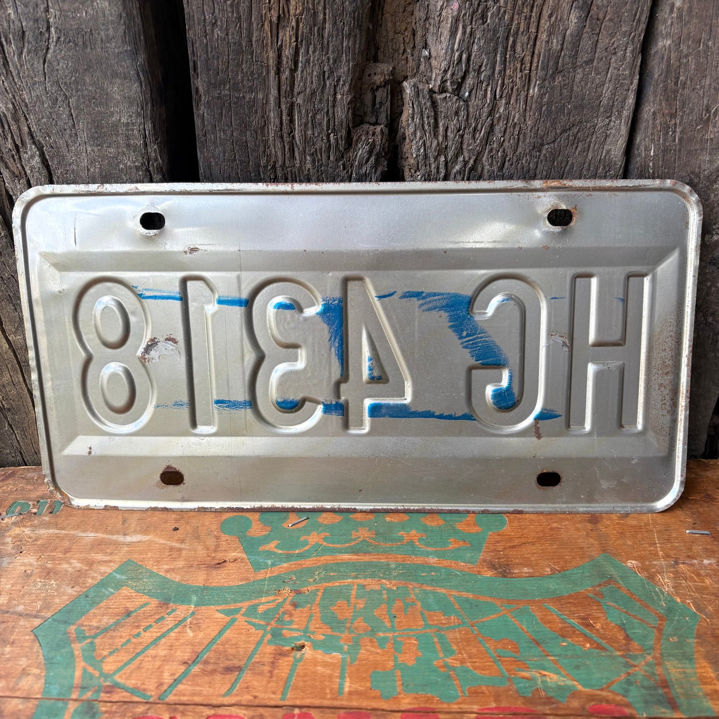 【1970s USA vintage】 Illinois License Plate