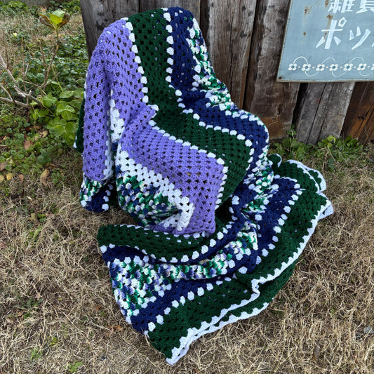 【USA vintage】Granny Square Blanket