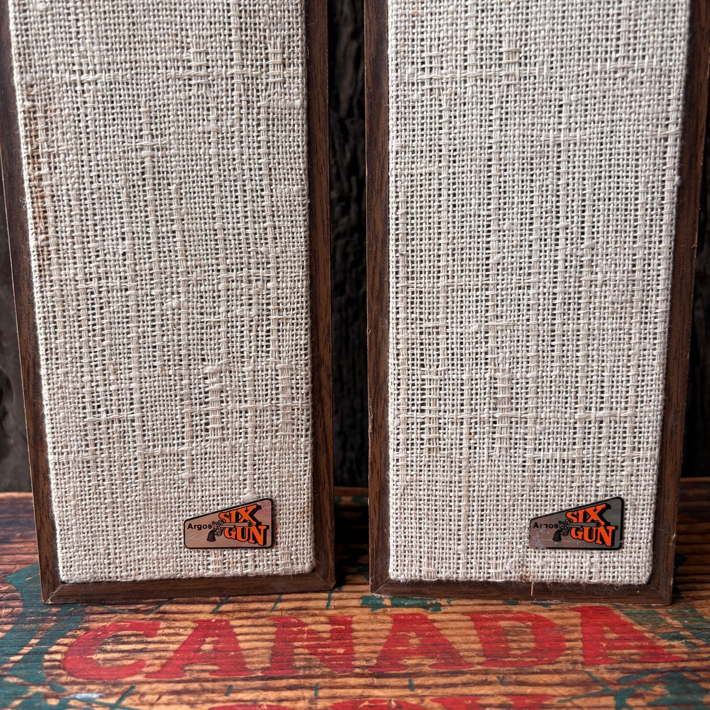 【1960s USA vintage】Argos SIXGUN speaker set