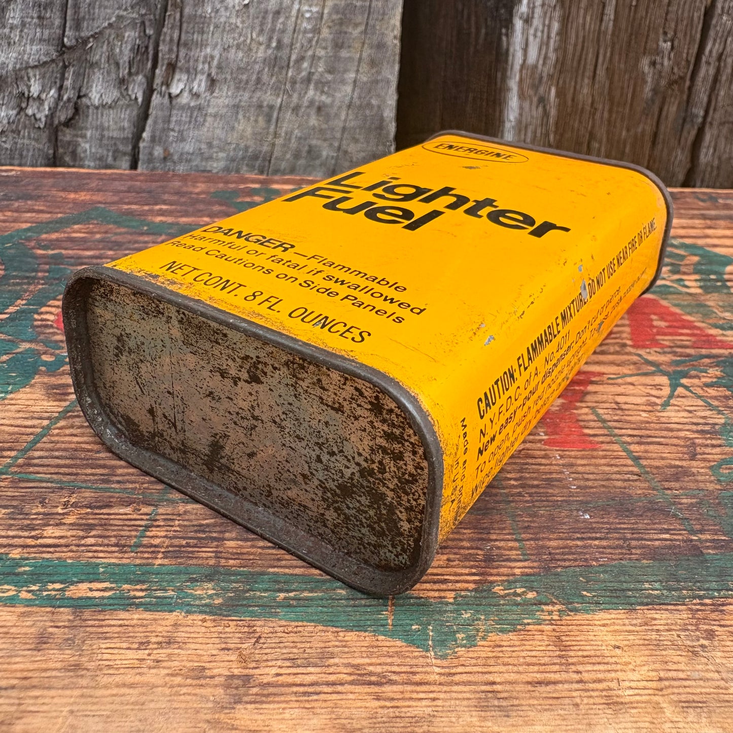【USA vintage】ENERGINE Lighter Fuel oil can