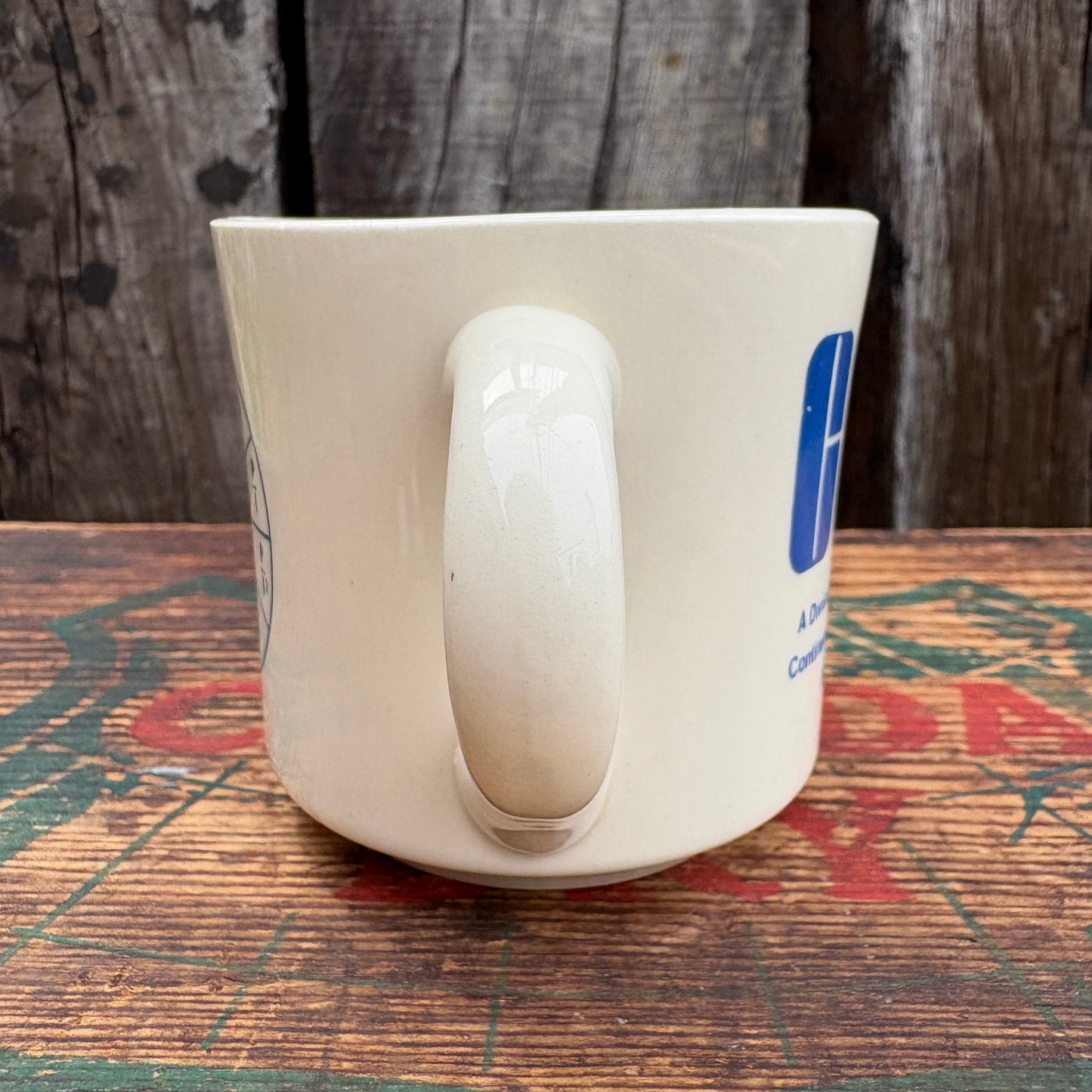 【USA vintage】 advertising mug cup