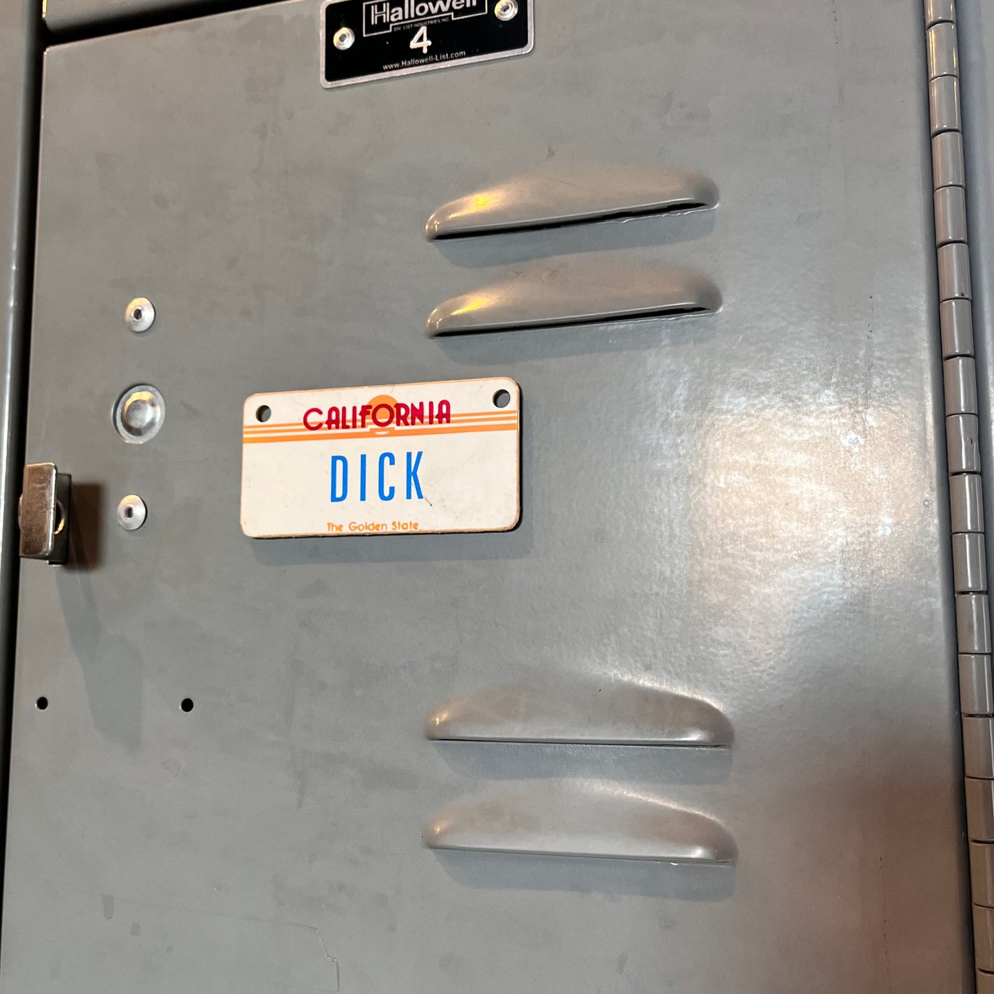 【1980’s USA vintage】ネームプレート マグネット DICK ディック