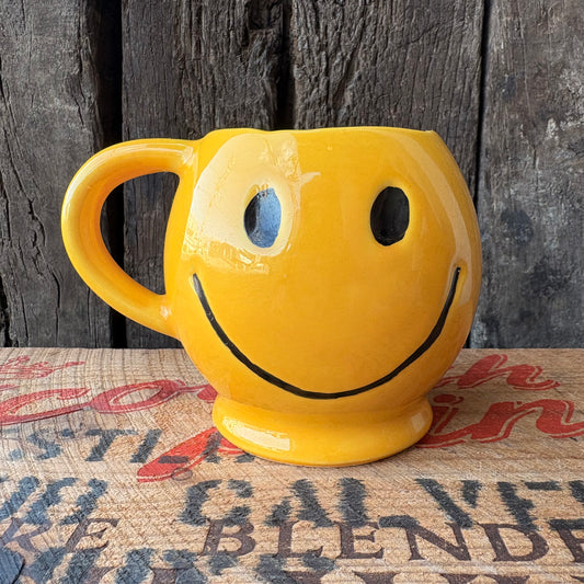 【1970s USA vintage】McCoy Smiley Face mugcup