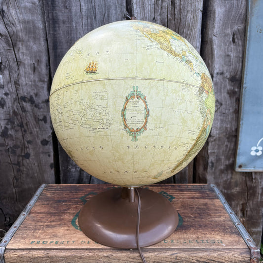 【USA vintage】 globe lamp