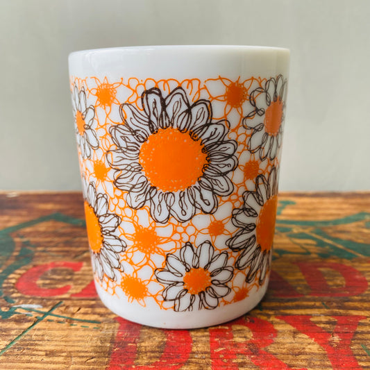 【1970s vintage】JAPAN flower mug