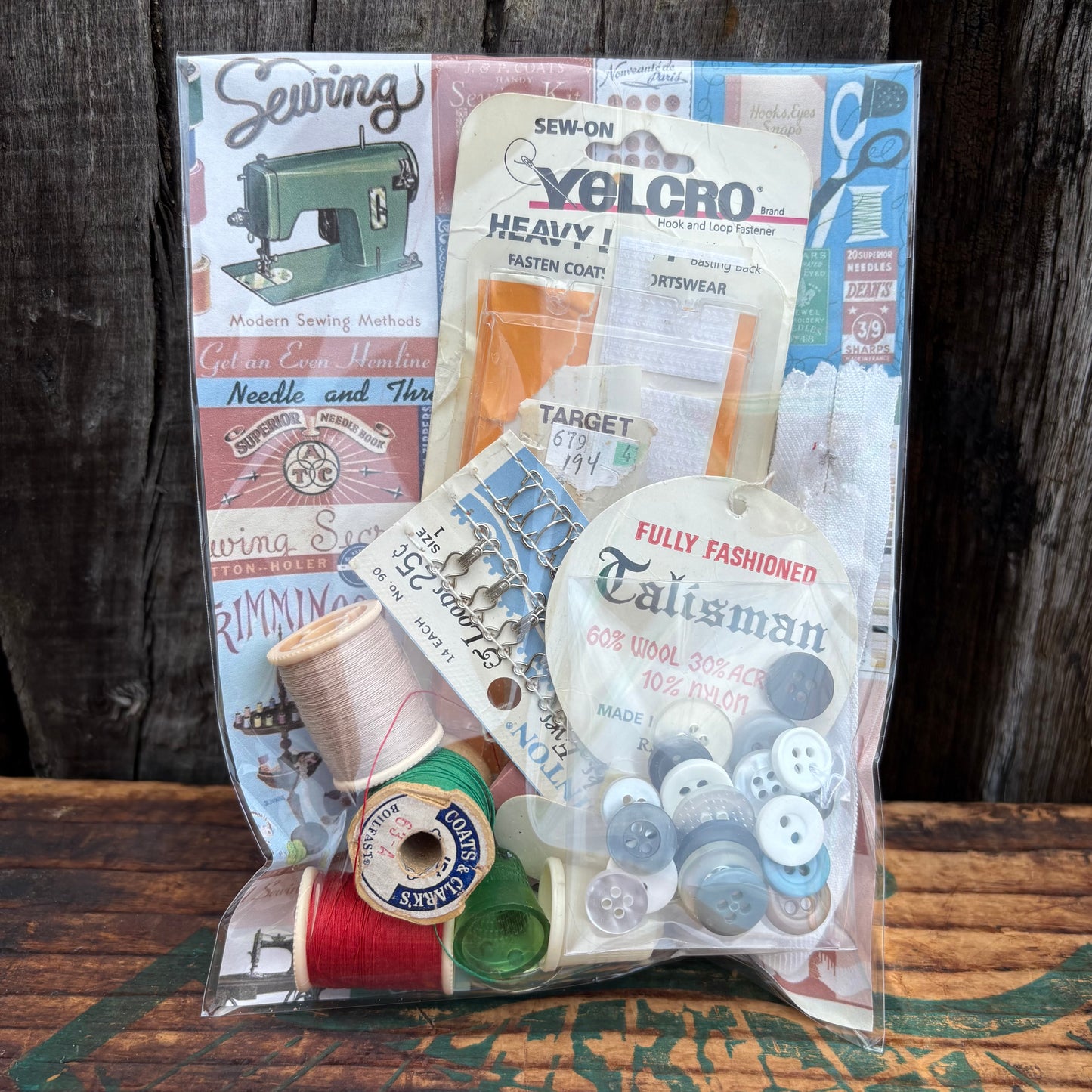 【1950s USA vintage】sewing set 3