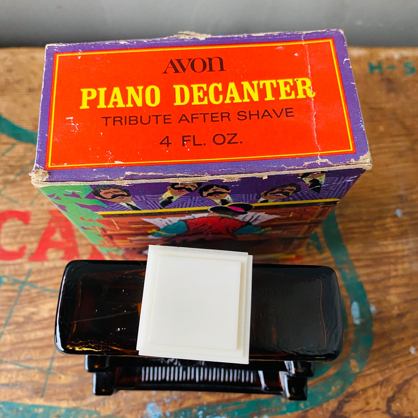 【1972 USA vintage】AVON bottle PIANO