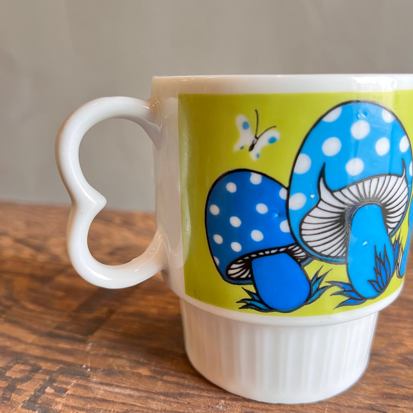 【70's JAPAN】マグカップ キノコ