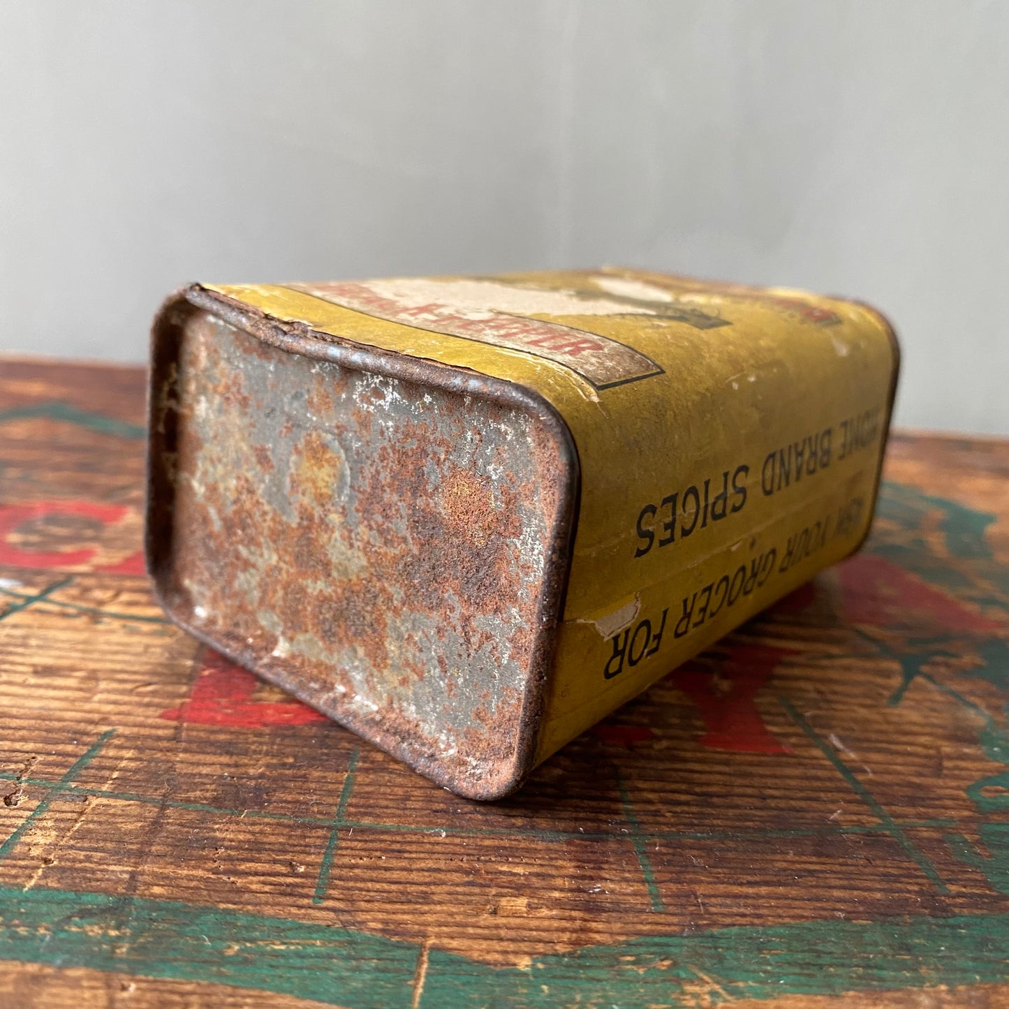 【USA vintage】tin can black pepper