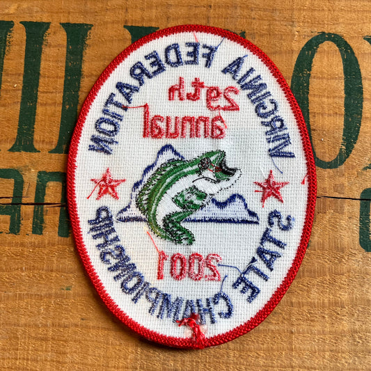 【USA vintage】ワッペン Virginia Federation State Championship