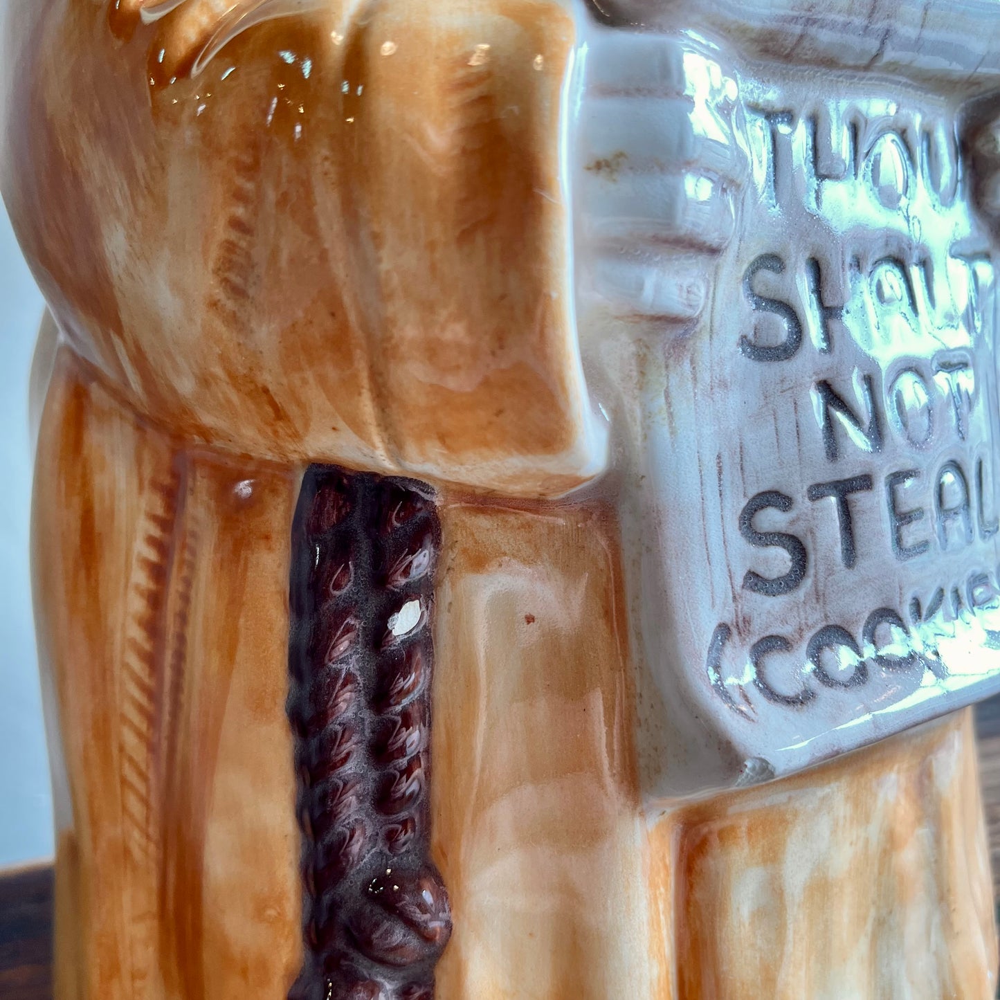 【USA vintage】TREASURE CRAFT Monk Cookie Jar