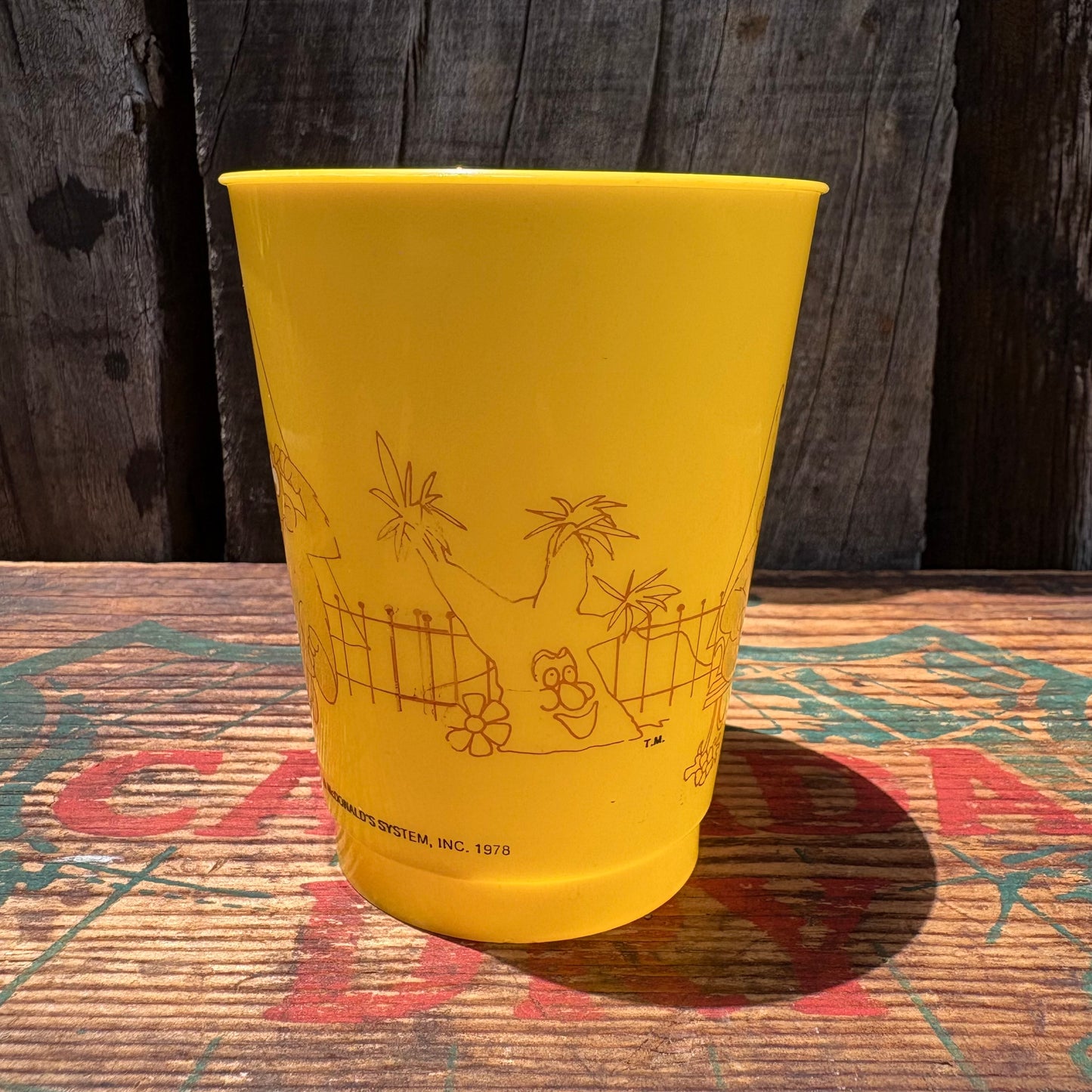 【1978 USA vintage】McDonald plastics cup