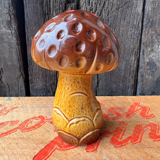 【1970s USA vintage】Mushroom Ceramic Shaker
