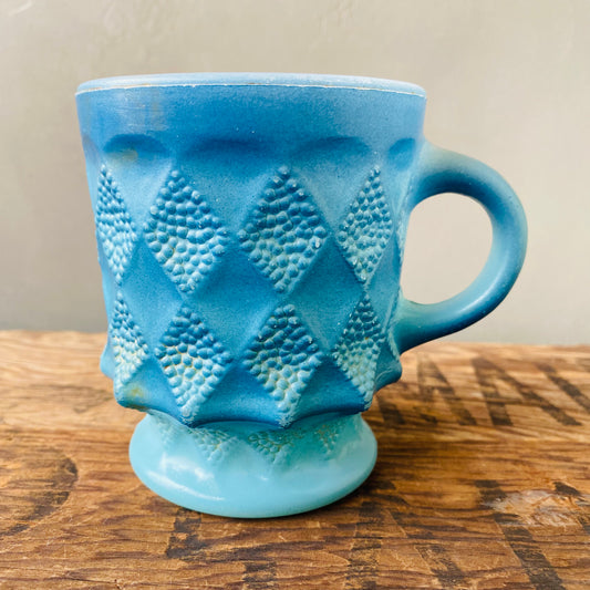 【USA vintage】 FIRE KING キンバリー ブルー