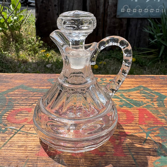 【USA vintage】 glass oil pot