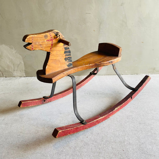 【~40s USA vintage】rocking horse